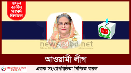 আওয়ামী লীগ একক সংখ্যাগরিষ্ঠতা নিশ্চিত করল