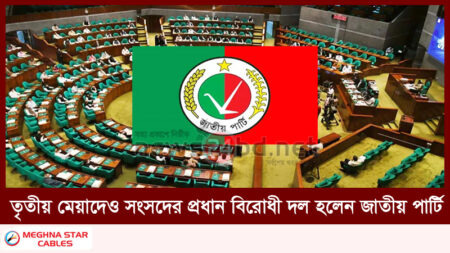 তৃতীয় মেয়াদেও সংসদের প্রধান বিরোধী দল হলেন জাতীয় পার্টি