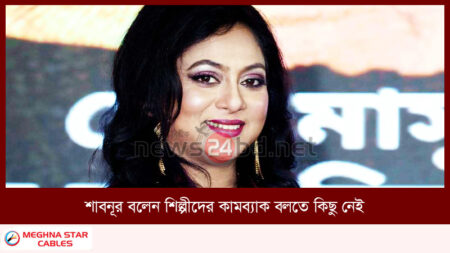 শাবনূর বলেন শিল্পীদের কামব্যাক বলতে কিছু নেই
