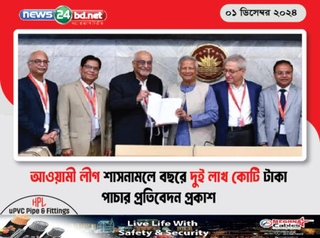 আওয়ামী লীগ শাসনামলে বছরে দুই লাখ কোটি টাকা পাচার প্রতিবেদন প্রকাশ