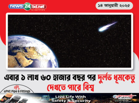 এবার ১ লাখ ৬০ হাজার বছর পর দুর্লভ ধূমকেতু দেখতে পারে বিশ্ব