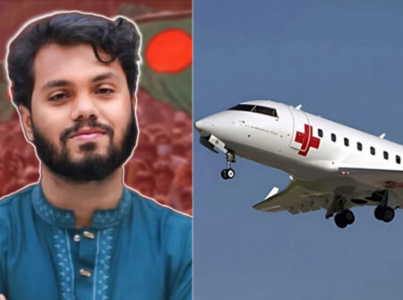 সিঙ্গাপুরের উদ্দেশ্যে এভারকেয়ার ছাড়লেন ইনকিলাব মঞ্চের মুখপাত্র ওসমান হাদি