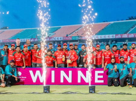 ব্যাটে-বলে দাপট দেখিয়ে সিরিজ জিতল বাংলাদেশ