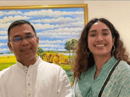 ২৫ ডিসেম্বর দেশে ফিরছেন তারেক রহমান, সঙ্গে থাকছেন মেয়ে জাইমা রহমান