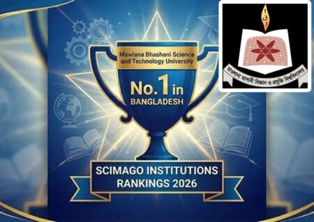 সিমাগো তালিকায় বাংলাদেশের প্রথম স্থান অর্জন মাওলানা ভাসানী বিজ্ঞান ও প্রযুক্তি বিশ্ববিদ্যালয়