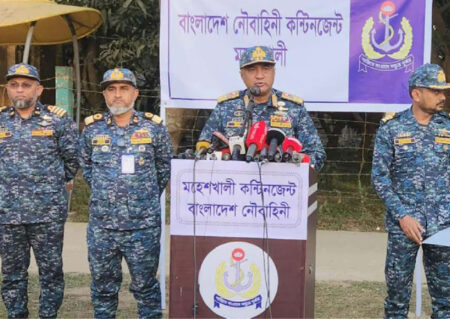 নির্বাচন অবাধ ও শান্তিপূর্ণ করতে প্রস্তুত নৌবাহিনী