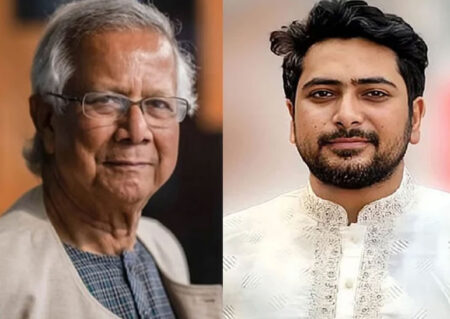 নাহিদ ইসলামকে প্রধান উপদেষ্টার অভিনন্দন বার্তা