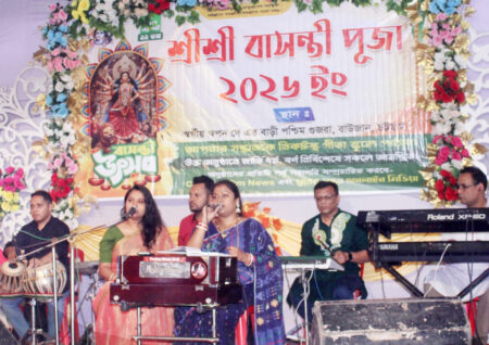 পশ্চিম গুজরায় চারদিনব্যাপী বর্ণাঢ্য আয়োজনে বাসন্তী পূজা সম্পন্ন