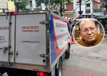 হেলিকপ্টারে ভোলায় নেওয়া হবে তোফায়েল আহমেদের মরদেহ, জানাজা জোহর বাদ