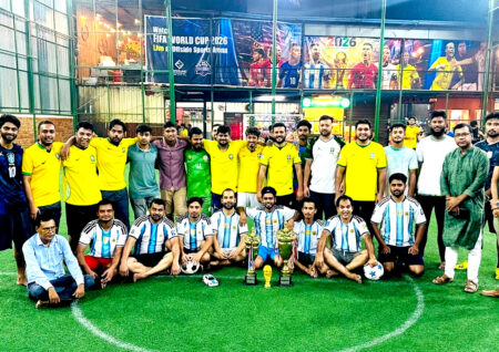 ঢাকাস্থ হরিপুর উপজেলাবাসীর আয়োজনে ব্রাজিল-আর্জেন্টিনা ফুটবল উৎসব
