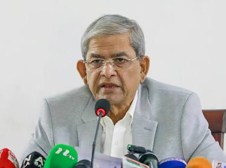 ‘আগে যারা ঘুষ খেত, তারাই এখন জুলাই আন্দোলনকারী’ : ফখরুল