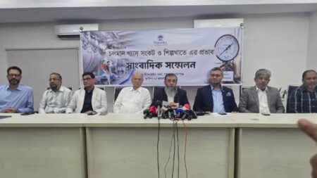 গ্যাস সঙ্কট নিয়ে বিকেএমইএ এর বিলের কিস্তি সহ ৬ দাবি