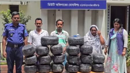 রূপগঞ্জে বিপুল পরিমাণ মাদকসহ গ্রেপ্তার ৩