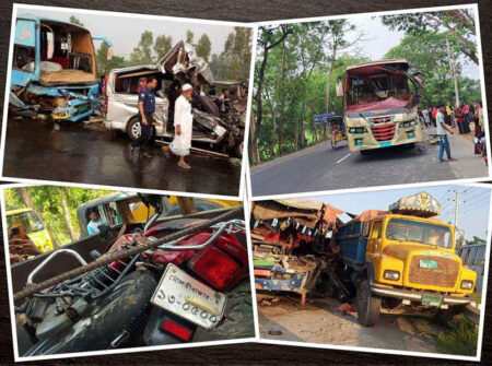 সাড়ে ৬ বছরে রাজধানীর সড়কে প্রাণ গেল ১,৩৮৪ জনের, ৩৮ শতাংশই মোটরসাইকেল আরোহী