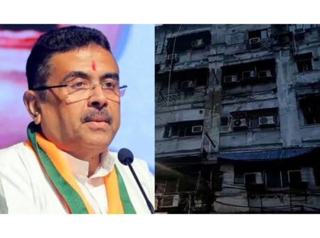 মমতার সরকারকে দুষলেন পশ্চিমবঙ্গের মুখ্যমন্ত্রী শুভেন্দু