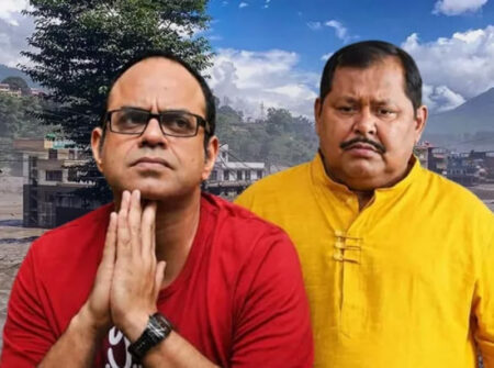 নেপালের ভয়াবহ বন্যায় শুটিং করতে গিয়ে বিপাকে খরাজ-রজতাভ