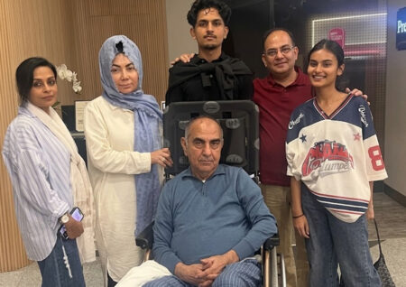 স্ত্রীকে সঙ্গে নিয়ে স্বাস্থ্য পরীক্ষায় মালয়েশিয়ার পথে মির্জা আব্বাস