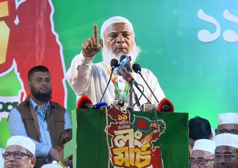 দুর্নীতিমুক্ত ও আধিপত্যবাদের বিরুদ্ধে লংমার্চ: শফিকুর রহমান