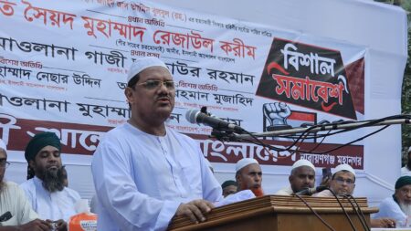 শাস্তি নিশ্চিত না হওয়া পর্যন্ত আন্দোলন চলবে – পীর সাহেব চরমোনাই