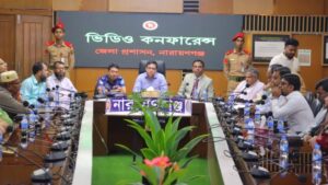নারায়ণগঞ্জে ডেঙ্গু প্রতিরোধে একযোগে পরিচ্ছন্নতা অভিযান