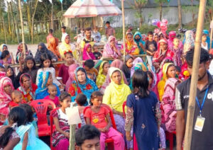 বীরগঞ্জে হা-ডু-ডু খেলা ঘিরে দর্শকের উপচেপড়া ভিড়