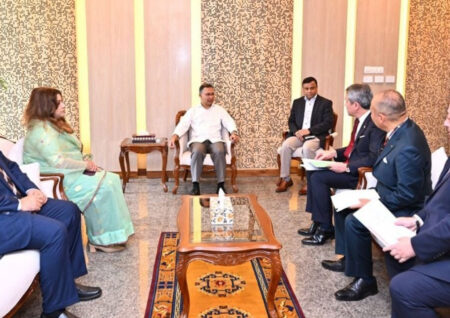 প্রধানমন্ত্রীর সঙ্গে মারুবেনি প্রতিনিধিদলের বৈঠক, প্রযুক্তি ও সার খাতে বিনিয়োগ সম্প্রসারণের আলোচনা