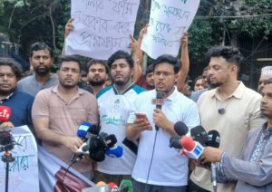 প্রশ্নফাঁসের ঘটনায় ক্রীড়া প্রতিমন্ত্রীর পদত্যাগসহ পাঁচ দফা দাবি জাতীয় যুবশক্তির