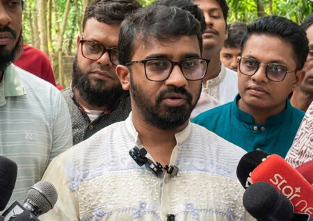বাংলাদেশে শেখ হাসিনার মরদেহ দাফনের সাহসও আ.লীগের কারও নেই: রাশেদ খাঁন
