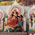 ঢাক-ঢোল ও শঙ্খধ্বনিতে মুখর পূজামণ্ডপ, আজ মহাসপ্তমী