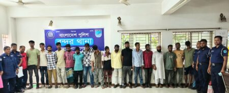 না.গঞ্জে ২৪ ঘণ্টায় নিষিদ্ধ সংগঠনের ১৪ সদস্যসহ গ্রেপ্তার ১১৯